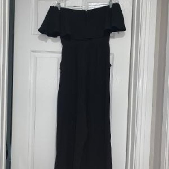 NEW BLACK STRAPLESS JUMPSUIT - Picture 3 of 3